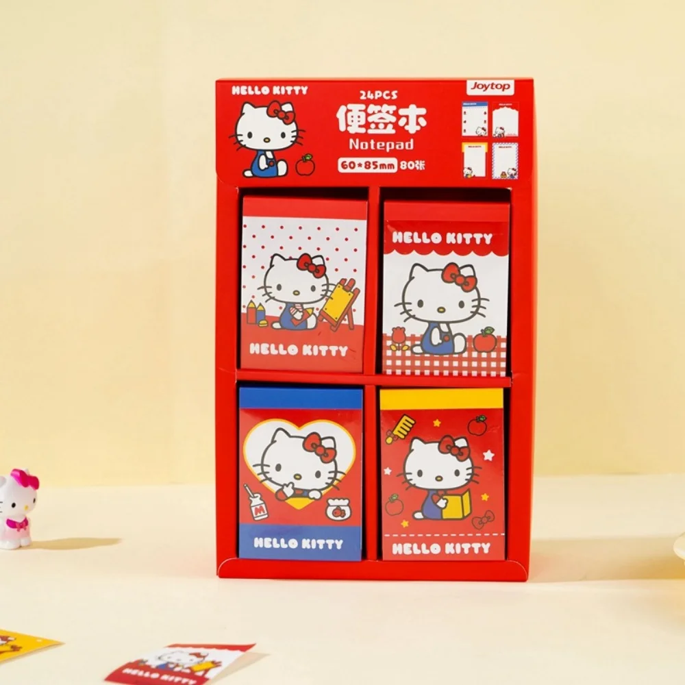 Orijinal Sanrio Hello Kitty Yapışkan Not Kawaii Bloknot Yazma Not Defteri Kadın Öğrenciler için Okul Ofis Malzemeleri Doğum Günü Hediyeleri