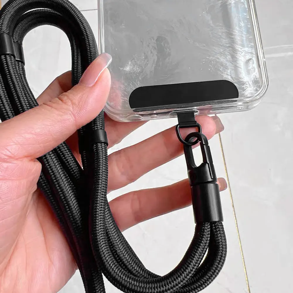 Adjustable Mobile Phone Strap Lanyard Crossbody Phone Lanyards Neck Rope with Patch for iPhone Cell Phone Hanging Cord Strap - náhled 6