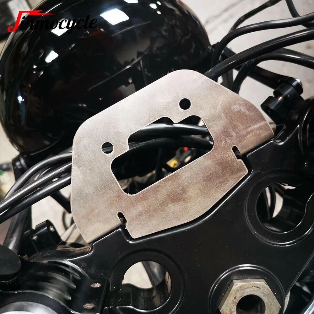 For BMW K100 K75 CAFE RACER Stainless Steel Speedometer Bracket Black Brushed Base Powder Coating Motorcycle Speedometer Bracket