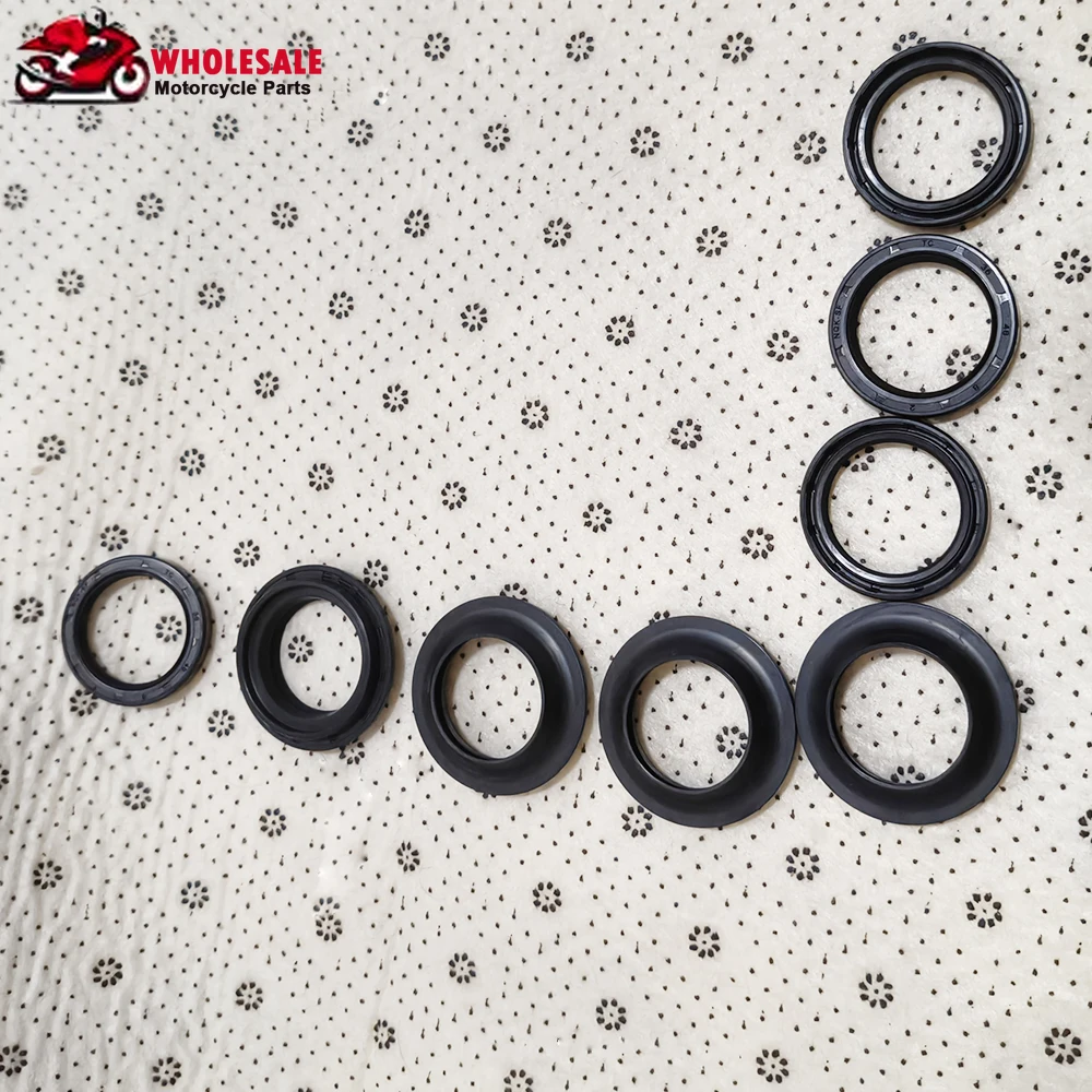 

2/4/8/16pc 43x55x9.5/10.5 Front Fork Dust Oil Seal For BENELLI TNT 502X 502 X TNT502 TNT502X For TRIUMPH BABY SPEED 600 T2040283