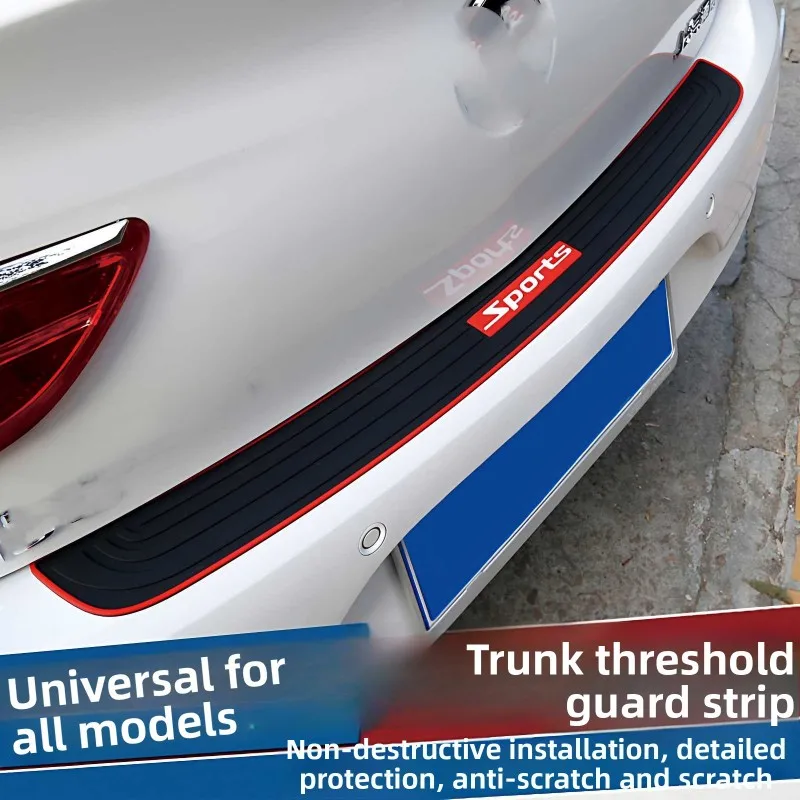 

Универсальная наклейка на дверь багажника автомобиля, защита от столкновений, наклейка на порог автомобиля, защитная полоса от царапин, аксессуары для интерьера