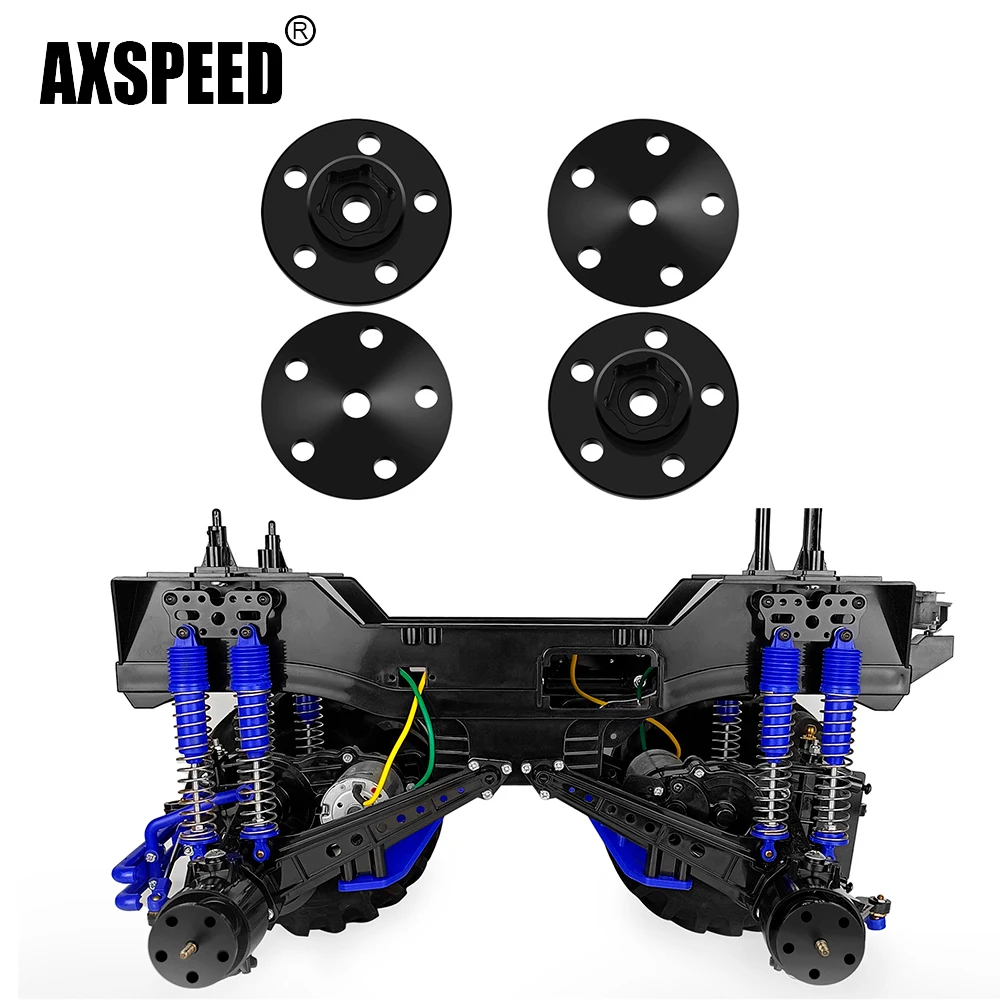 AXSPEED Carbon Fiber + Aluminum Alloy Servo Mount Fixed Bracket Plate for Tamiya 1/10 Clod buster 4x4x4 Monster Truck Model Part