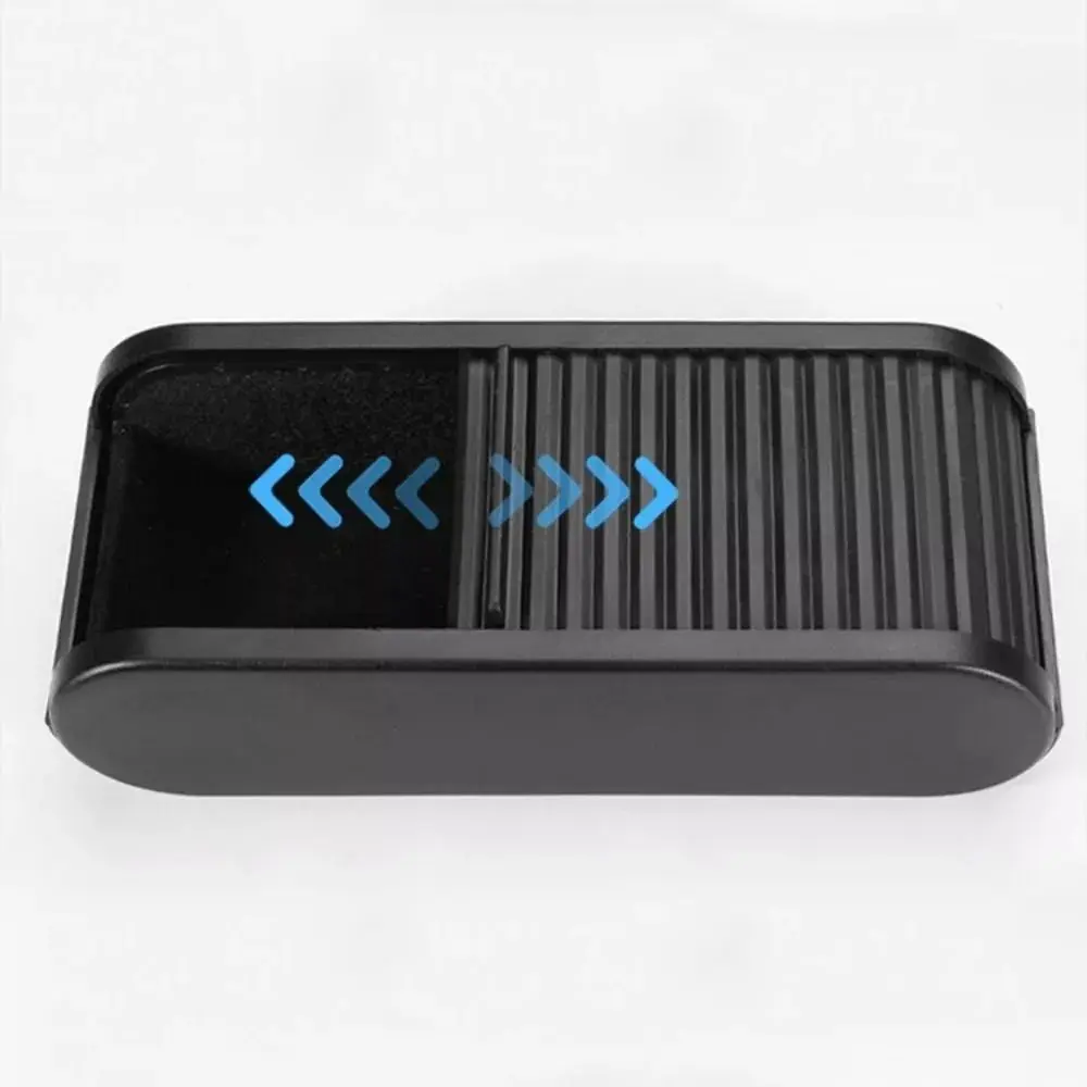 صندوق تخزين وحدة التحكم في السيارة المفتوحة المحمولة، صندوق نظارات بلاستيكي ذاتي اللصق، صندوق تخزين الحطام الأسود