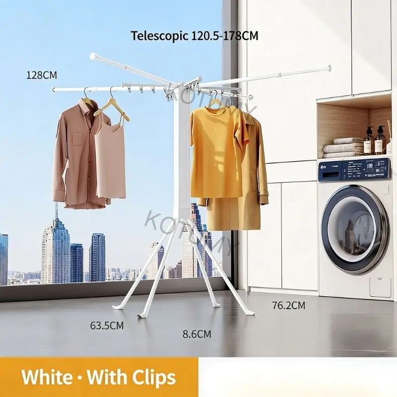 

Складная многофункциональная сушилка для белья, утолщенная, отдельно стоящая, для балкона