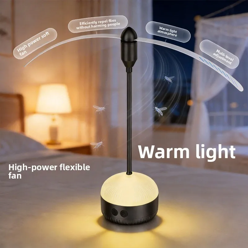 The Mosquito Repellent Fan Can Hang A Multi-functional Portable Household Night Light To Repel Mosquitoes and Mosquitoes.