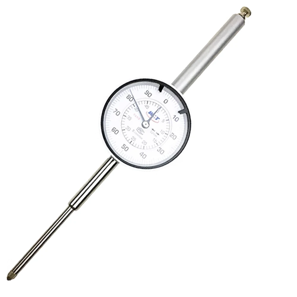 Dial Indicator White Dial 0-50mm 0-2 INCH Travel DIAL Indicator large indicator gauge Measuring Tool