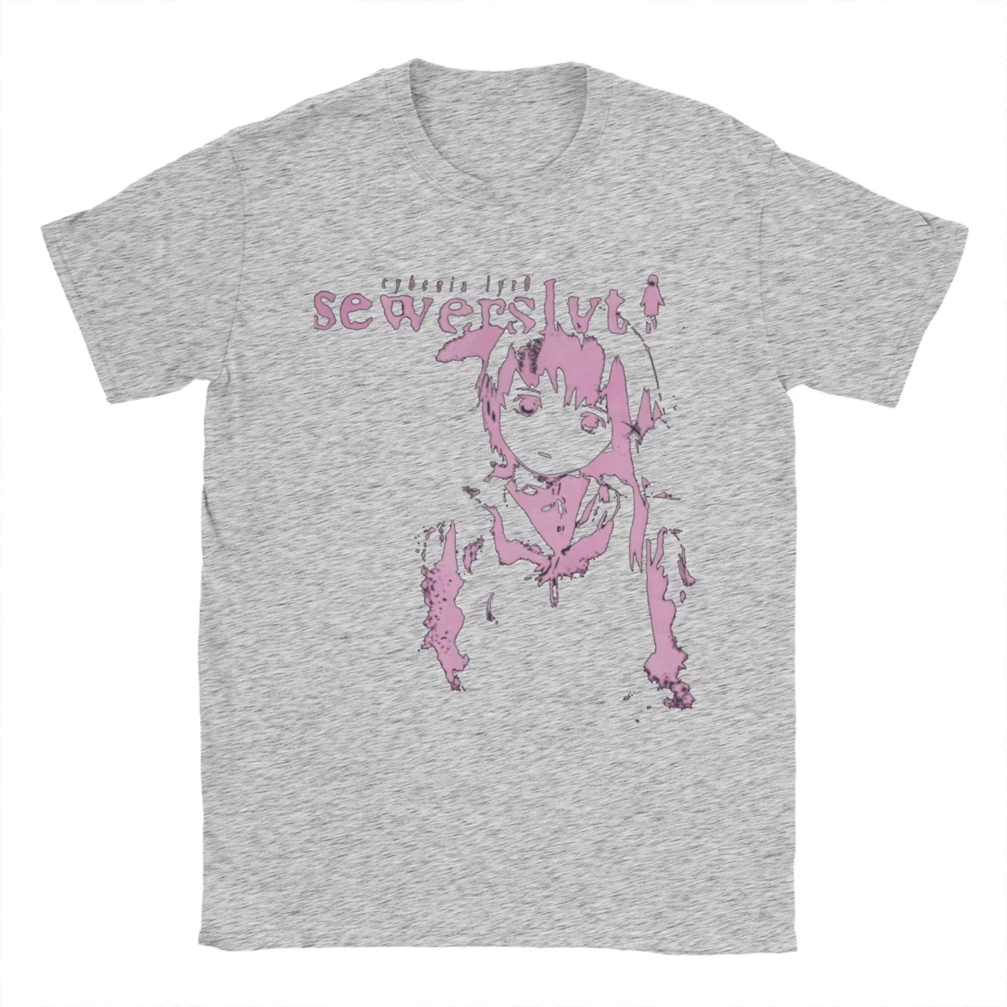Vintage Sewerslvt Schizofrenia Grafik T-Shirt Unisex Reine Baumwolle Kurzarm Harajuku Streetwear Casual Oberteil – Detail 5