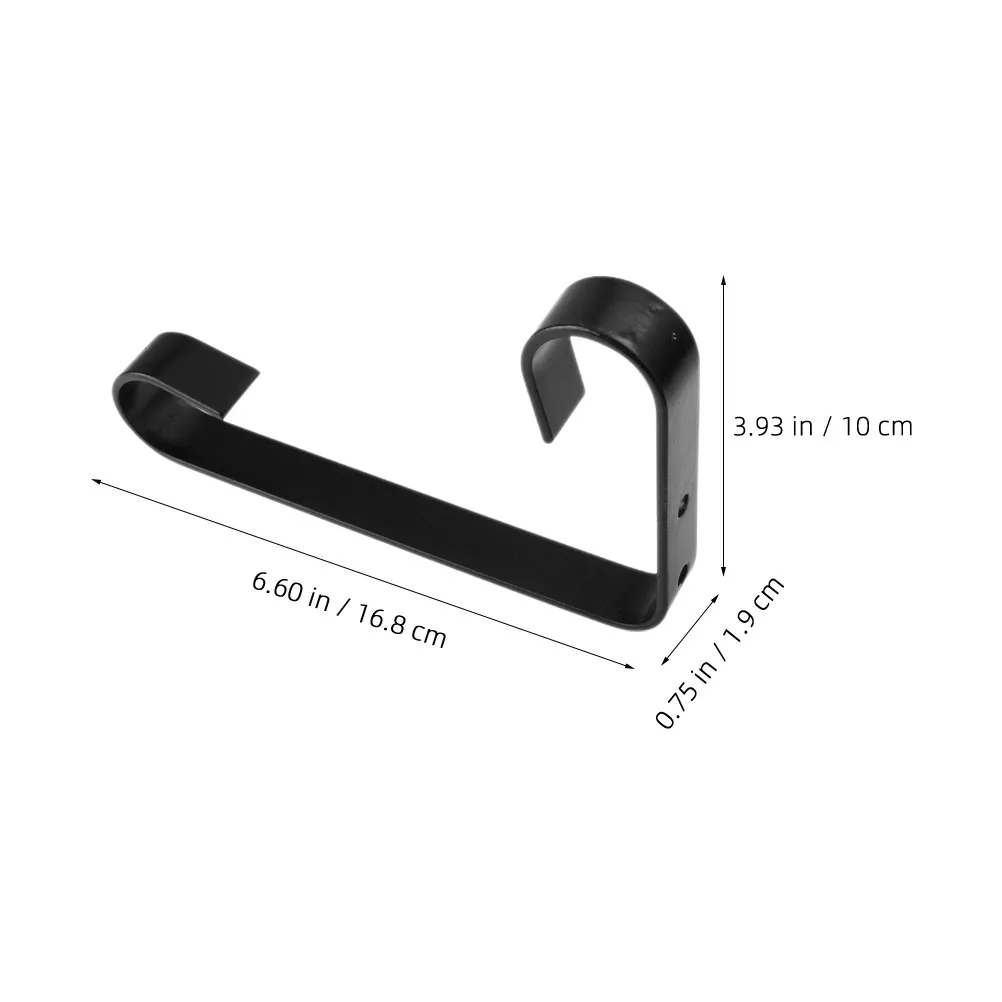 2Pcs Heavy Duty Iron Wall Mounted Hanging Plant Hooks for Outdoor Flower Baskets Bird Feeders Lanterns Wind Chimes Garden Decor