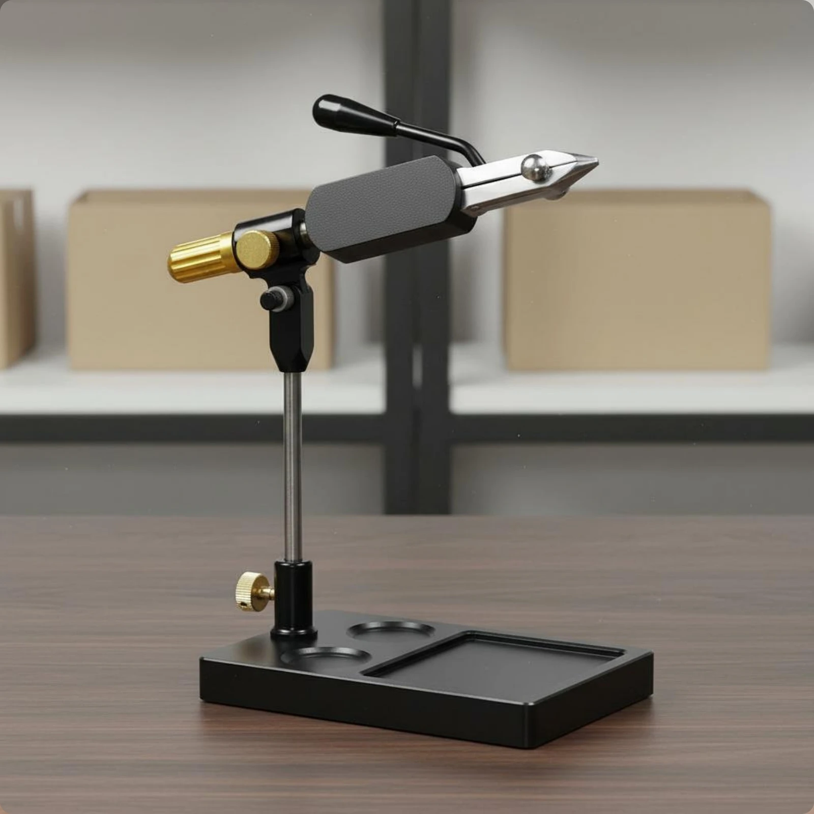 Rotary Fly Tying Vise Heavy Du - Fishing Line Winder 评论和价格