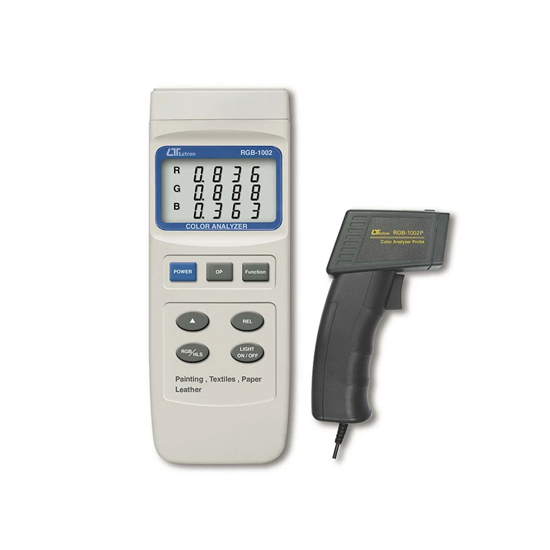 

LUTRON RGB-1002 Color Analyzer Meter 45/0 Colorimeter 400 nm to 700 nm Measurement Value : RGB Value, HSL Value