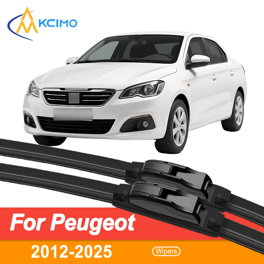 

Drive Safely Anytime 2PCS Front Wiper Blades for Peugeot 301 2012-2025 All-Weather Clarity Durable Easy Installation