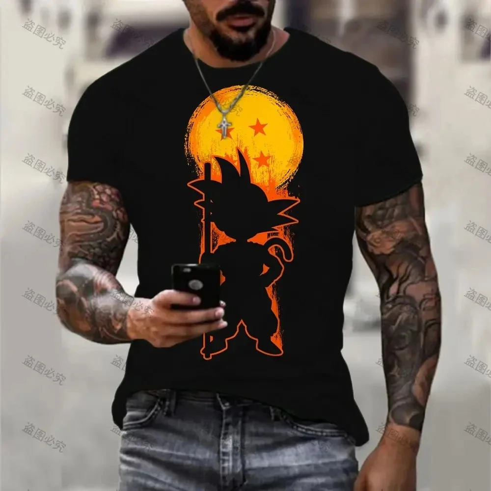 Camiseta Super Saiya para hombre, ropa de manga corta de Dragon Ball Z, camiseta para hombre, camisas de gran tamaño de Goku, camisetas de Anime para niños, Vegeta