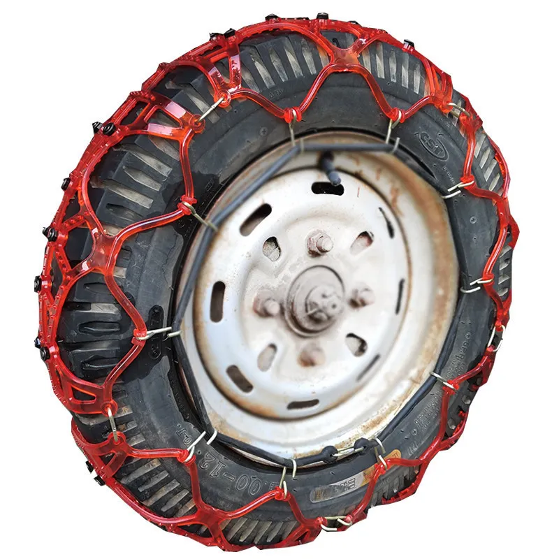 

Цепи противоскольжения для электрического трицикла, для утолщенных шин 500-12, для сельскохозяйственных шин, цепи-ленты для снега