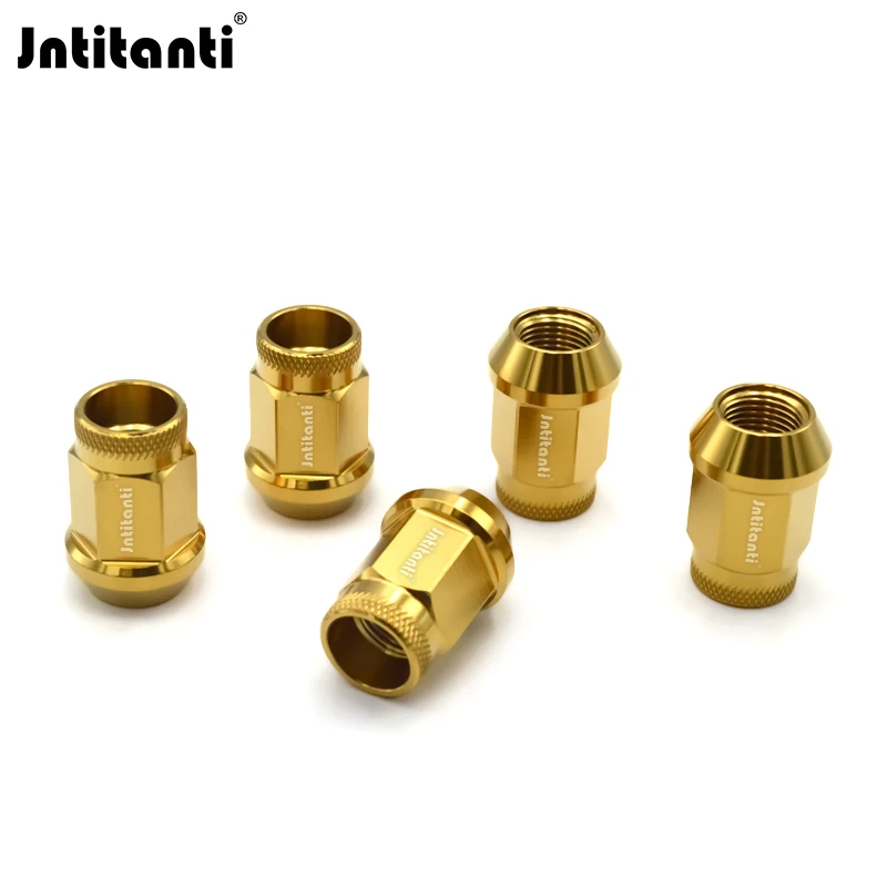 

Jntitanti never rust cone seat Gr.5 titanium lug nut titanium rim nutM12*1.25*35mm for Nissan,Greatwall,Geely,Subaru,Suzuki etc.