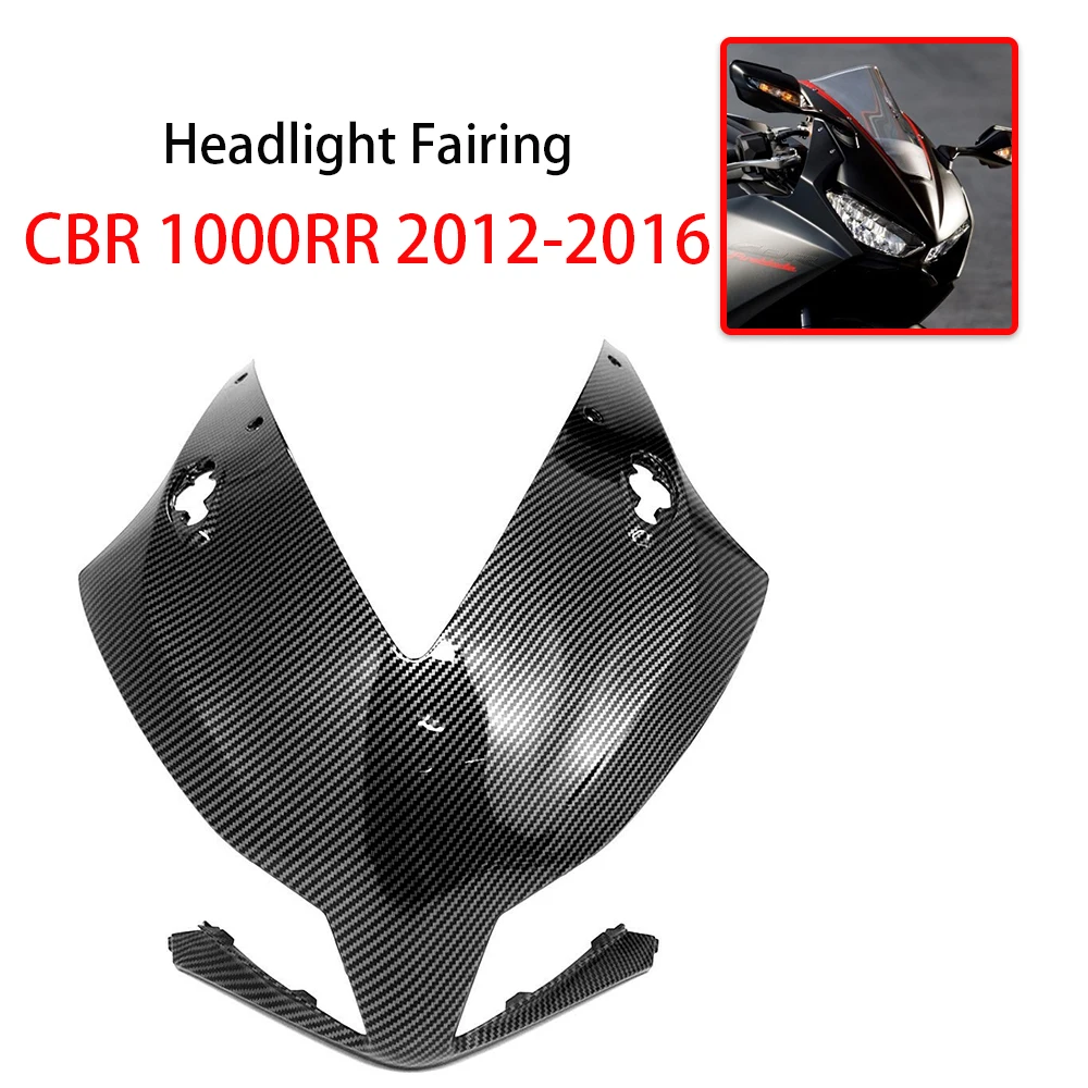 

Motorcycle Front Upper Nose Headlight Fairing Cowls Cover ABS For Honda CBR 1000RR 2012-2016 Accessories Panel Decorative Parts