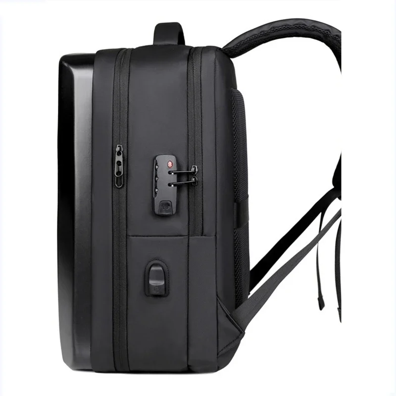 Usb E-sports Men\'s Backpack Men\'s Hard Shell Bike Bag Trendy Cool Large Capacity Computer Business Office Waterproof Travel Bag