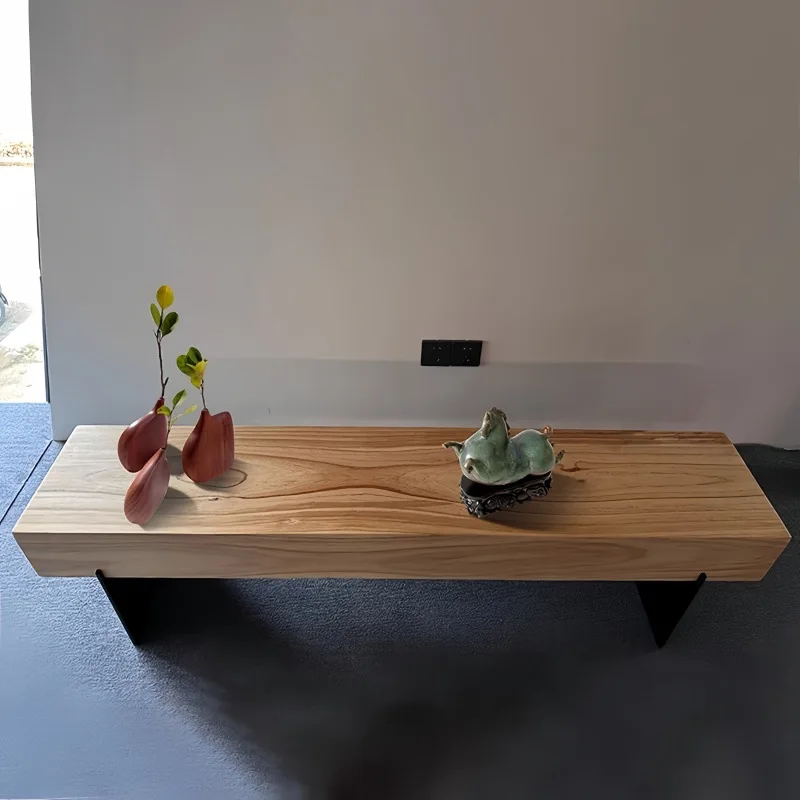 

Hotel Personality Creative Leisure Bench Log TV Cabinet Solid Wood Shoe Change Stool Clothing Store Simple Bench