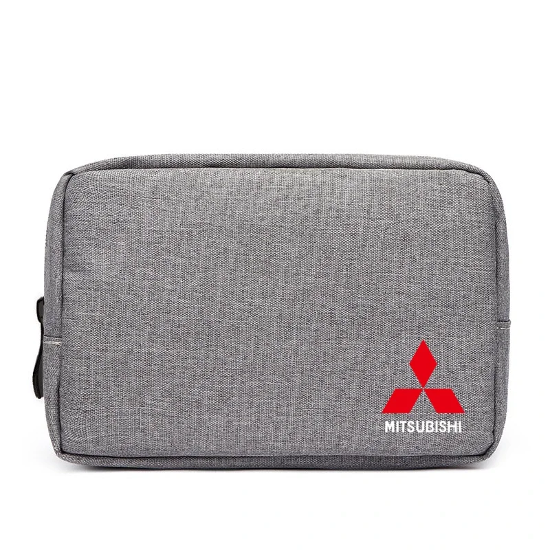 

Storage Bag Mobile Hard Drive U Disk Charger Protable Storage Box For Mitsubishi Lancer Outlander Ralliart Eclipse L2 Asx Pajero