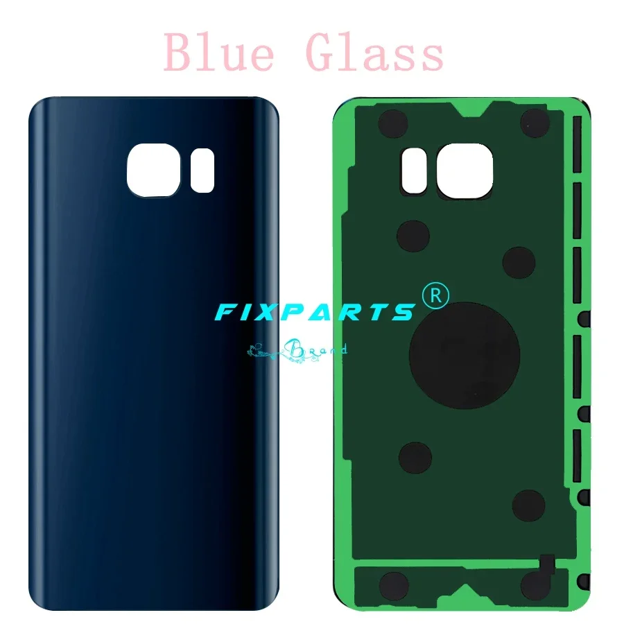 New For Samsung Galaxy Note 5 Back Cover 3D Glass Housing Replacement For Samsung Note 5 Battery Cover Rear Door With Logo