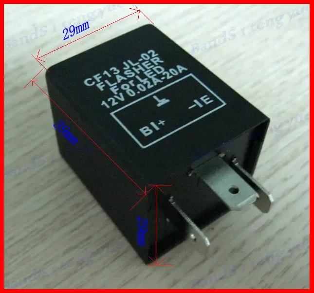 

Для автомобиля и мотоцикла Универсальное светодиодное реле мигалки/12 В 3 фута CF13 Мигалки