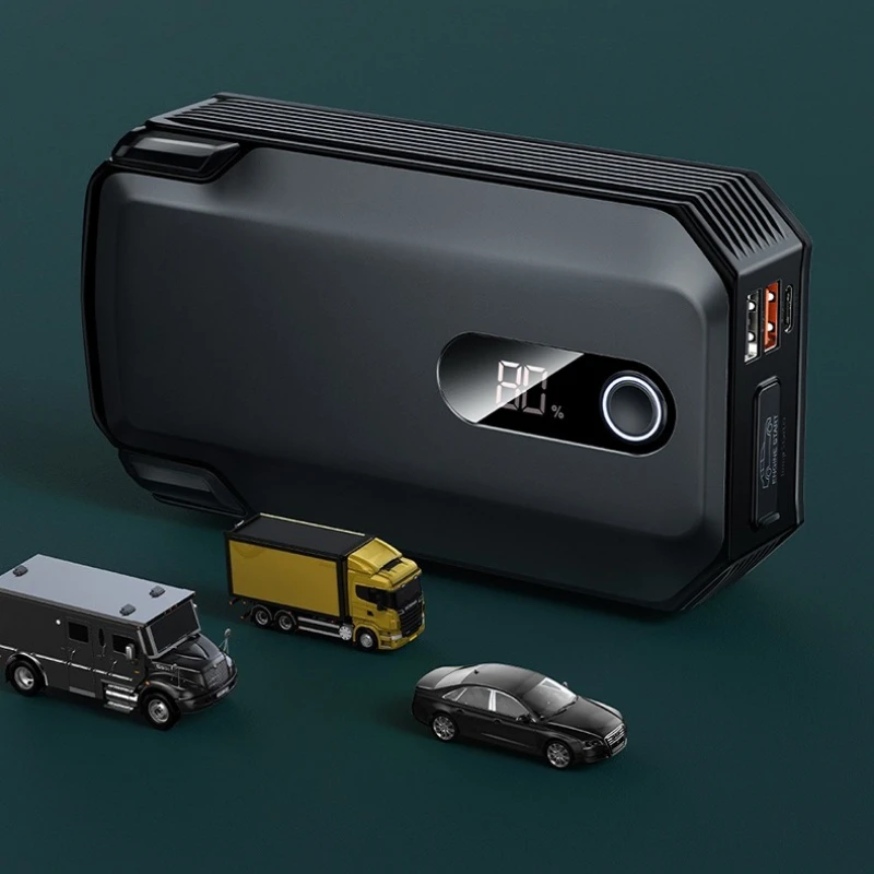 12V 13000mAh Car Jump Starter Intelligent Digital Display Efficient and Reliable Portable Power Bank for Auto,Motorcycles