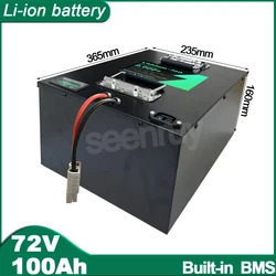 72V 100Ah Li-ion With Charger Lithium Polymer Battery For 6000W 9000W Tricycle Motorcycle Scooter Electric Vehicle
