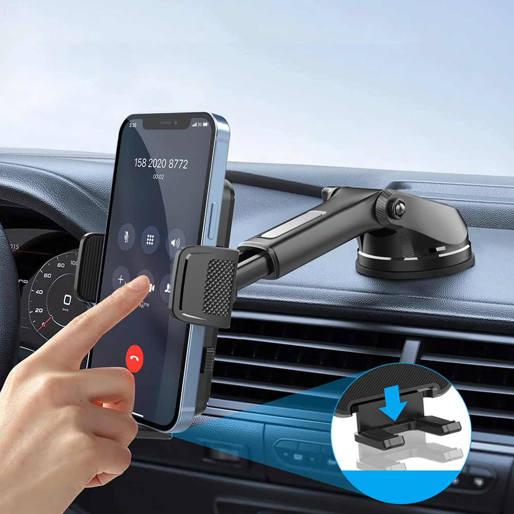 

Gravity Sucker Car Phone Holder 360° Rotation Cell Phone Support Universal Auto Smartphone Stand for Cellphones 4.7-7.9Inch