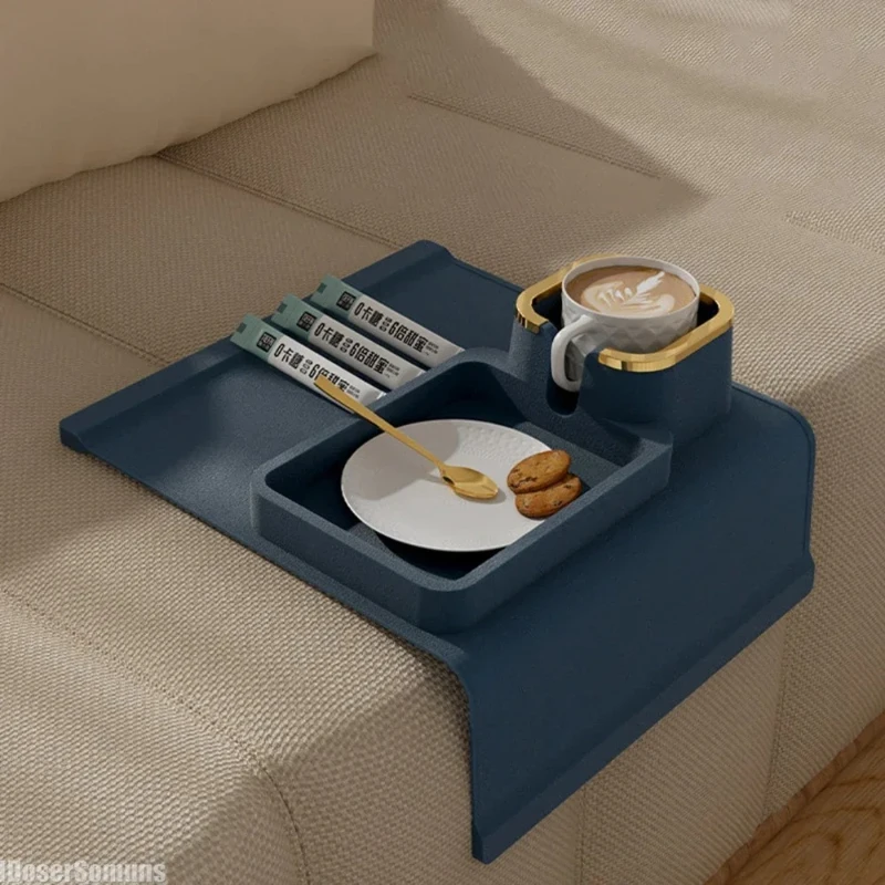 

Anti-slip Design Cup Holder Drink Tray Small Modern Silicone Sofa Coaster Coaster Coaster Holder For Office Storage Organizer