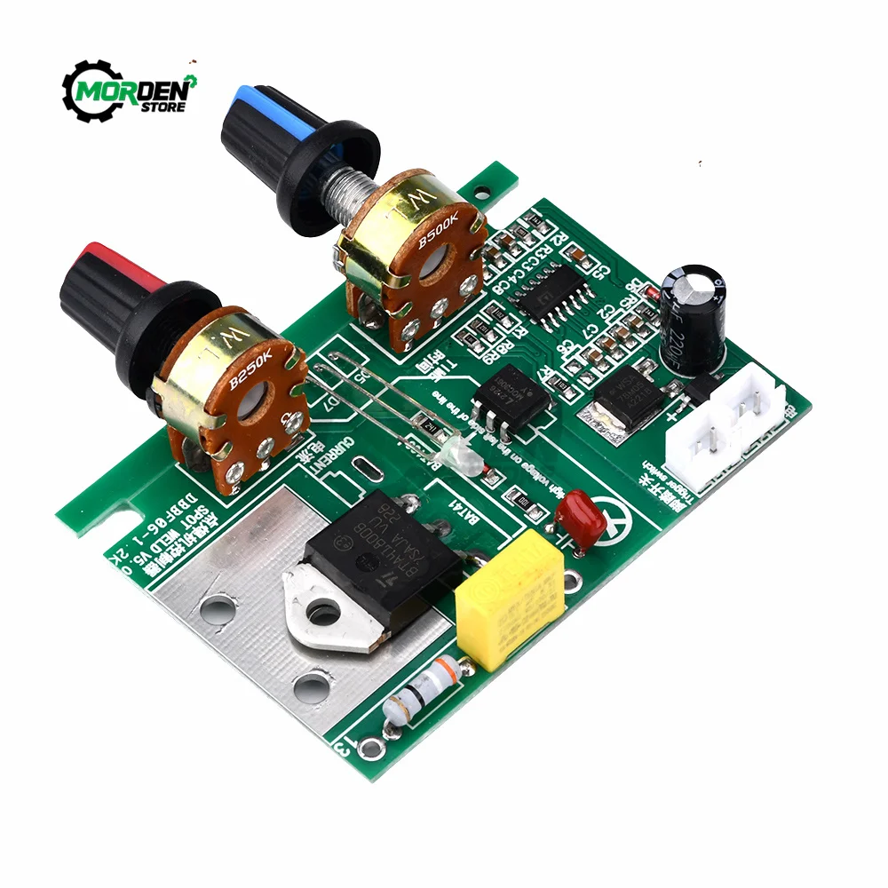 Imagem -03 - Máquina de Solda a Ponto Digital Soldador Controlador Board Tempo e Exibição de Controle Atual 41a 100a