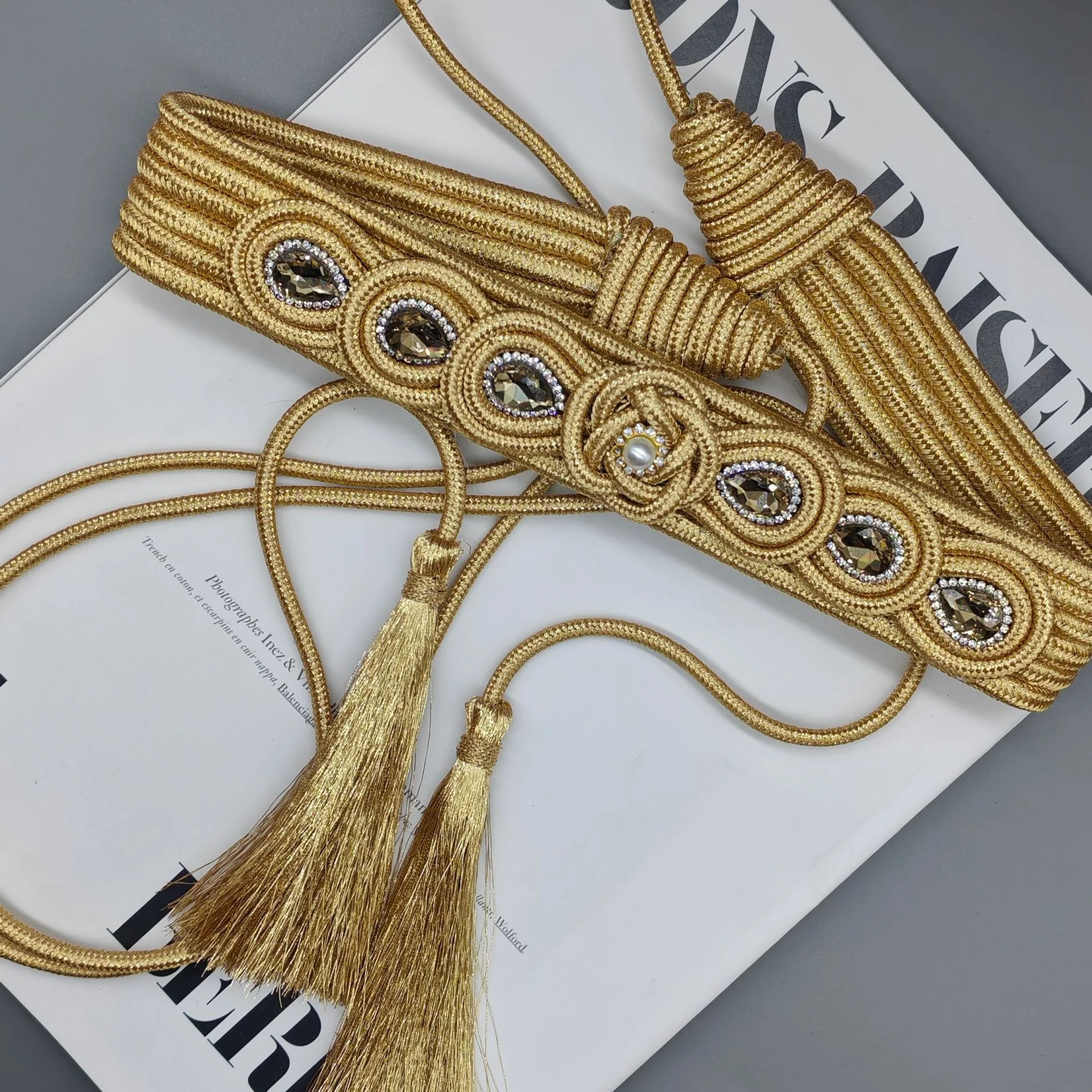 Moroccan Ladies' Robe Belts Bohemian Ethnic Style Wedding Banquet Costume Accessories Ladies' Festival Waist Chain