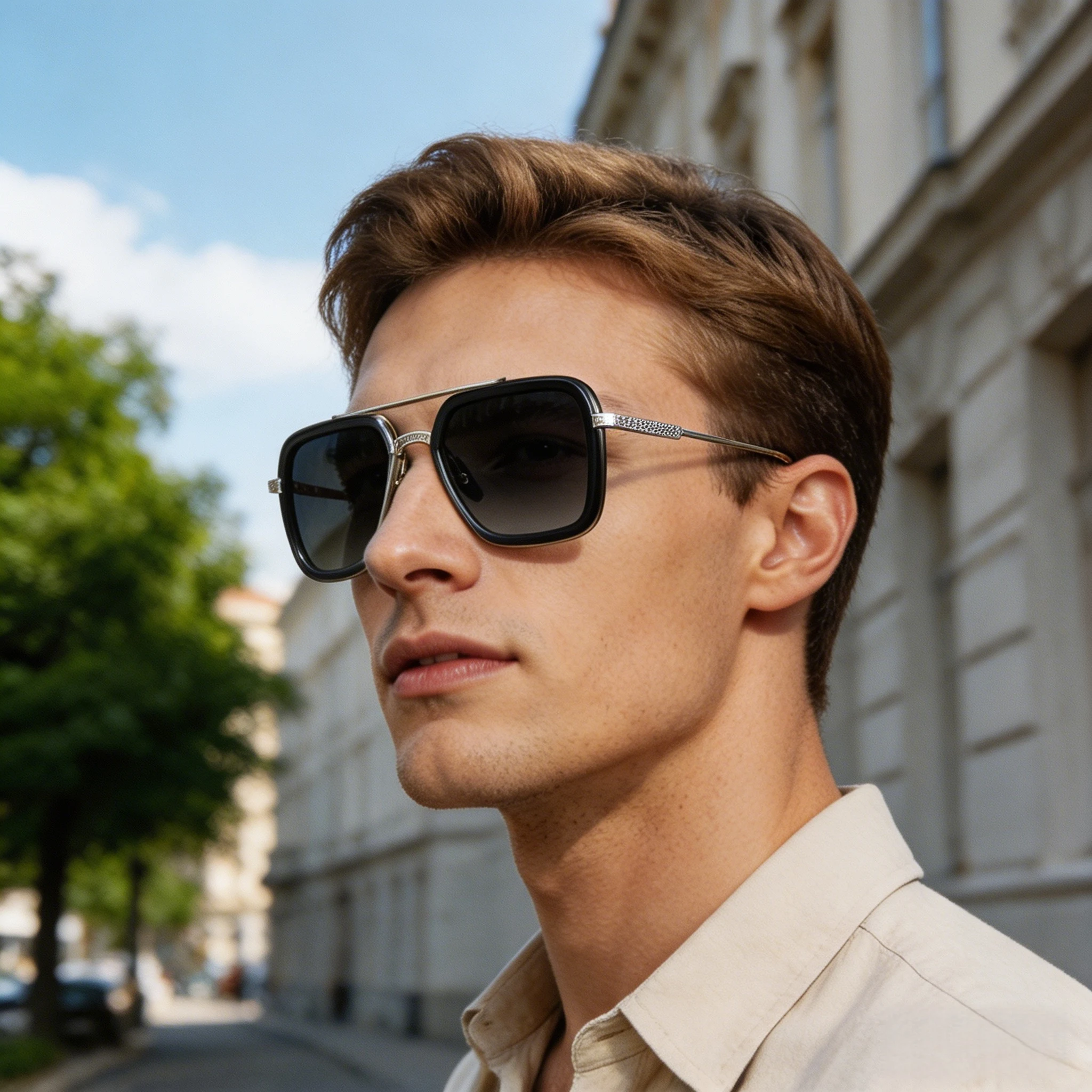 

Солнцезащитные очки DITA Style Oversized, роскошные, из титана, с двойной перемычкой, легкие, с защитой от УФ-излучения UV400, для мужчин и женщин, для активного отдыха и вождения.