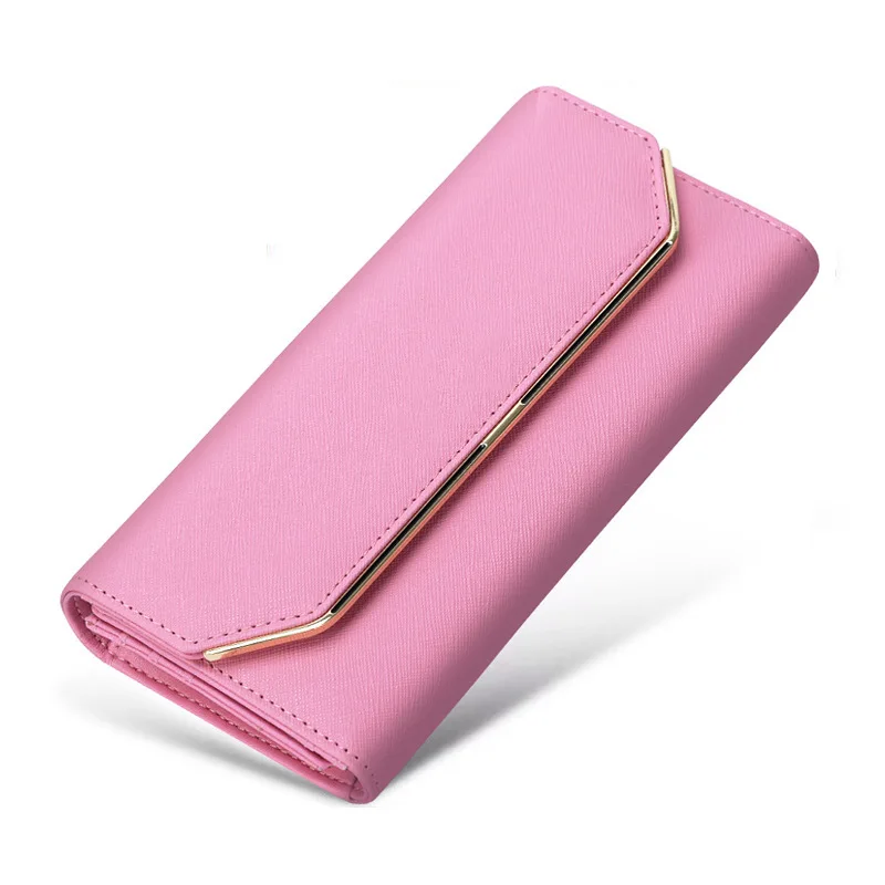 Stylish Women's Wallet Trifold Hasp Closure Wallet with Large Capacity for Cards and Cash Purses for Women