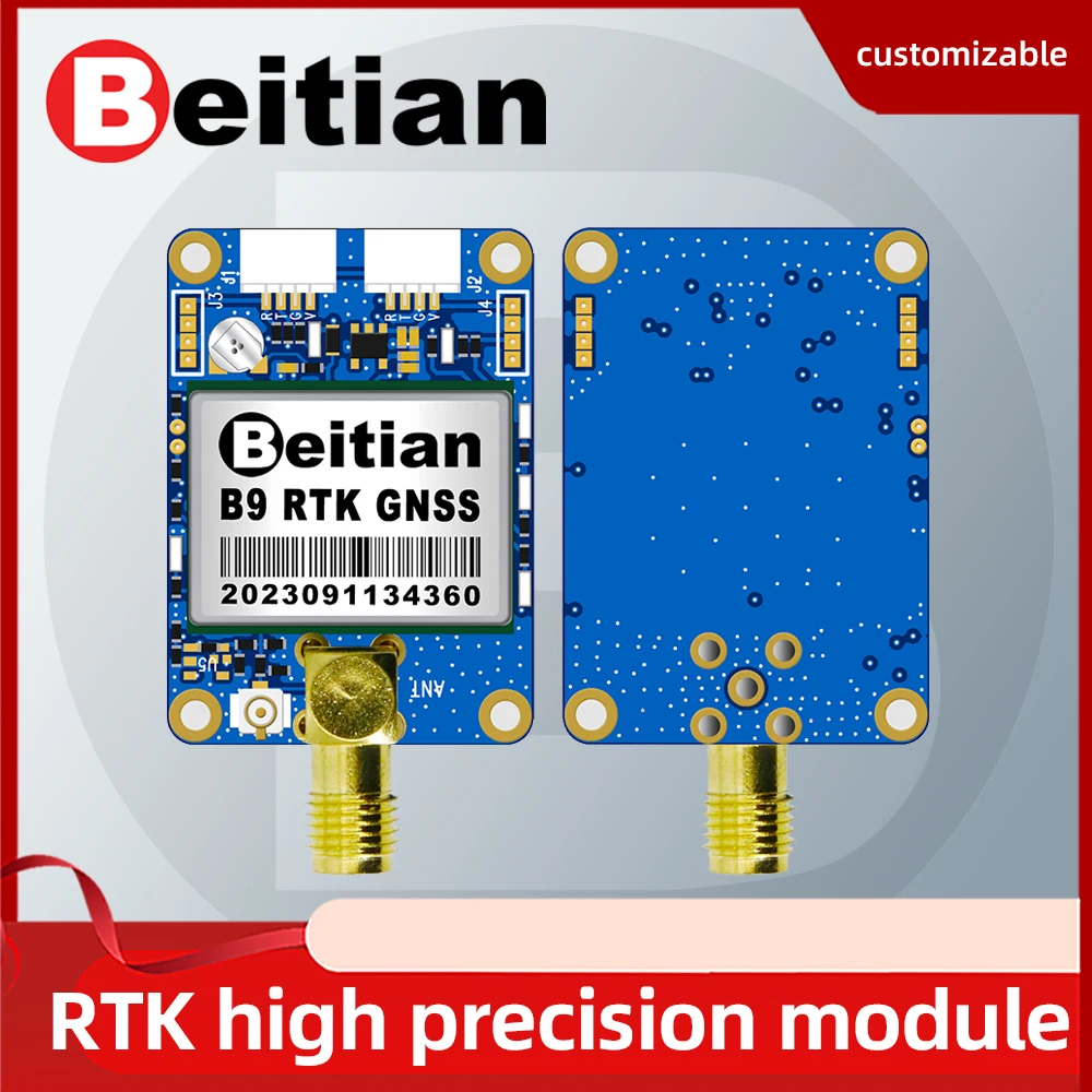 Beitian built-in ZED-F9P navigation surveying positioning precision agriculture RTK GNSS module BT-F9PK2 BT-F9PK4