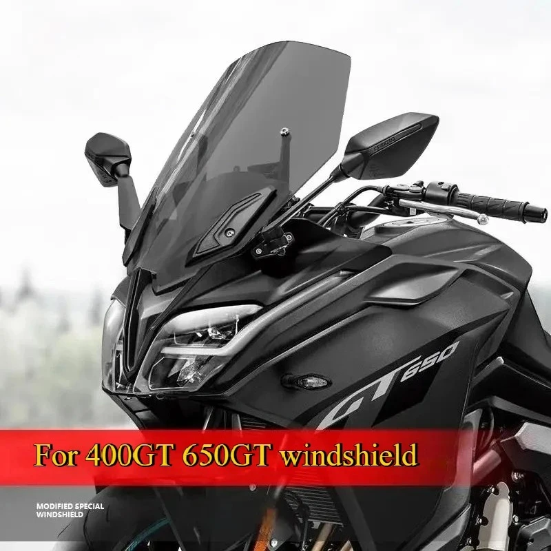 Pour CFMOTO CF400 650GT 400 GT 650 GT Modification du pare-brise avant Spoiler protecteur de pare-brise pour CFMOTO 400GT 650GT