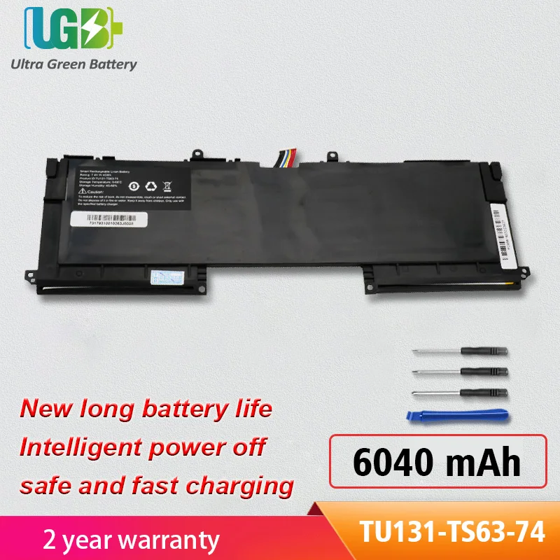 UGB 노트북 교체용 배터리, DELL XPS 13 8808 U13S881 U33X UX32K U731 U13S88 SVZ13115FC, TU131-TS63-74 TU131, 신제품