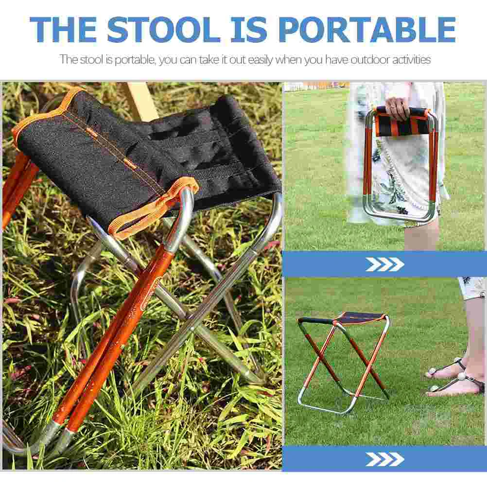 Tabouret pliant confortable, portable, pour camping, plage, multifonction, accessoire