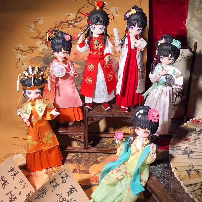 

New Come4free The Story Of The Stone Series Bjd Blind Box 1/8 Articulated Action Figure Figurine Desktop Decoration Doll Gift