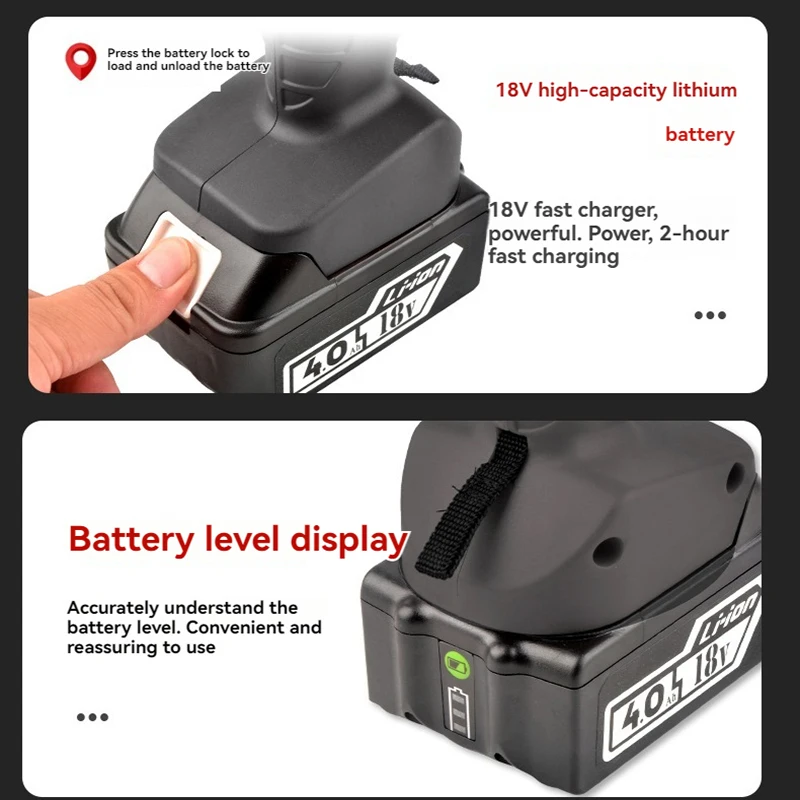 18V Elektrische Ratel Kabelschaar Lichte en Snelle EC-50M/EC-65M Snijkabel Gear Type Schaar