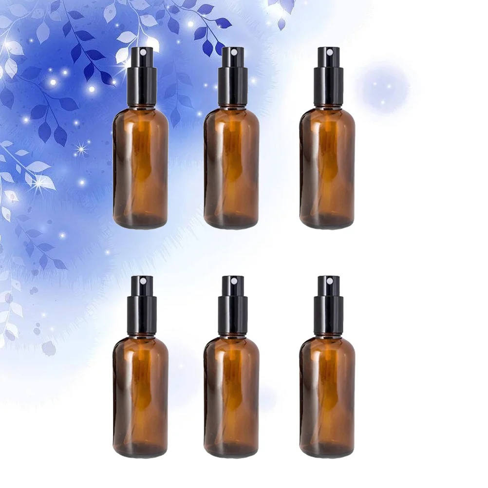 6 Stuks Lege Spray Flessen Voor Parfum Hervulbare Glazen Reizen Misters Draagbare Make-Up Water Containers 15Ml Lekvrij