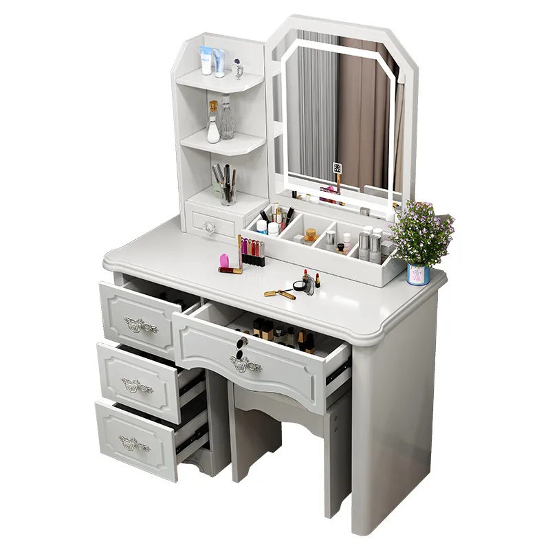 

European dresser, bedroom modern simple small makeup table storage cabinet