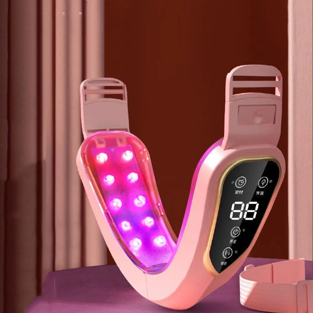 

LED Display Face Lifter Vibration Massager 12 Modes Face Slimming Facial Beauty Instrument USB Rechargable Comfortable