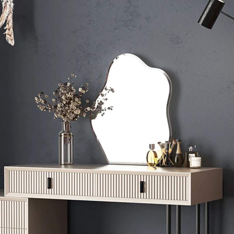 

Table Desktop Decorative Mirrors Cloud Asymmetrical Based Shower Decorative Mirrors Makeup Dressing Table Spiegel Room Decor