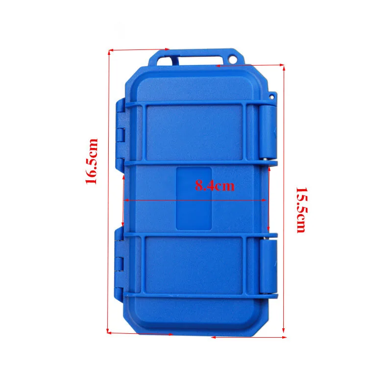Caja de almacenamiento de cuchillos de hoja plegable ABS, suministros de herramientas para acampar al aire libre, prueba de golpes impermeables a piezas de herramientas, accesorios de cuchillo DIY