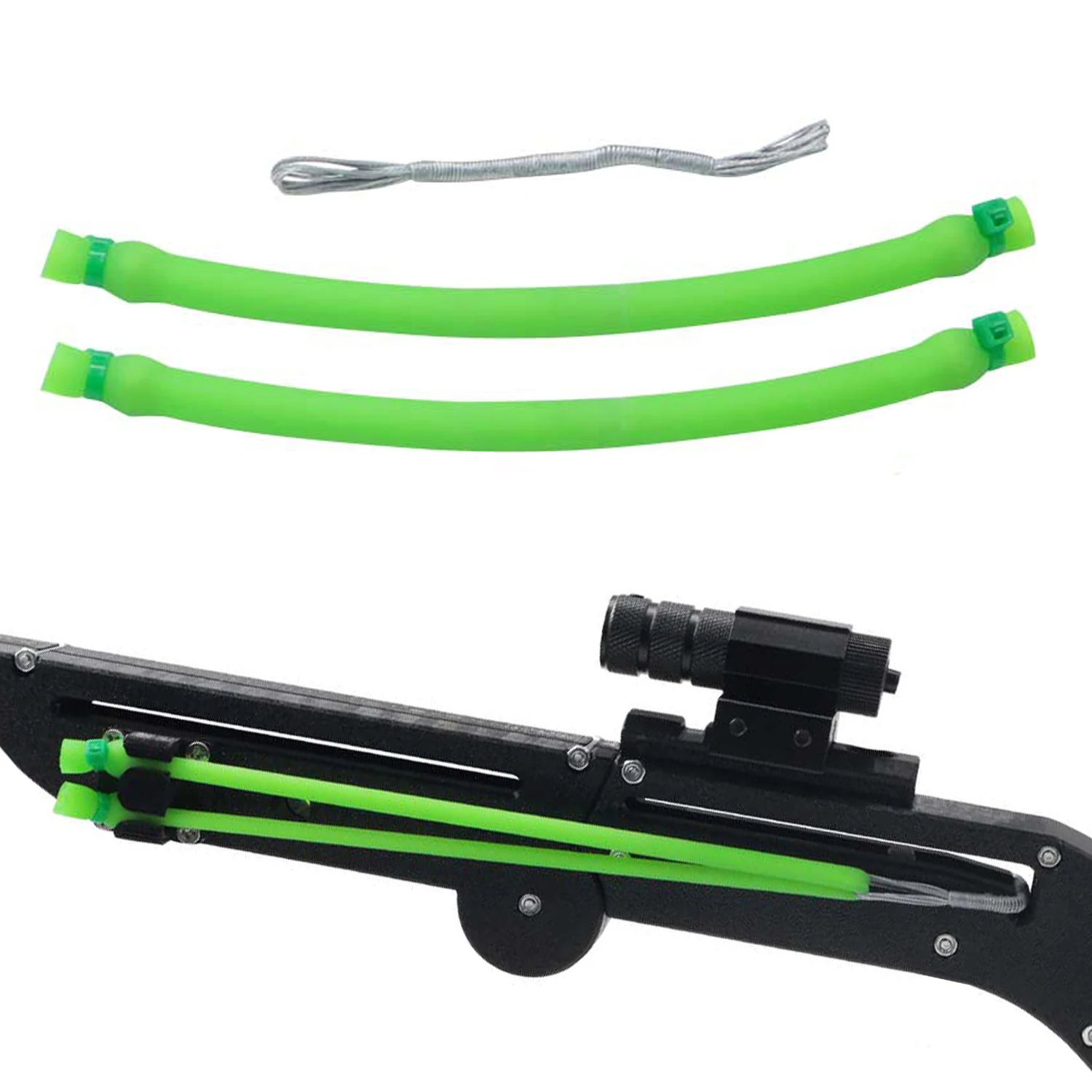 Folding Slingshot Hunting Rubber Bands, 3070 Tubular Shooting Rubber Bands, High Elasticity Rubber Band Accessories.