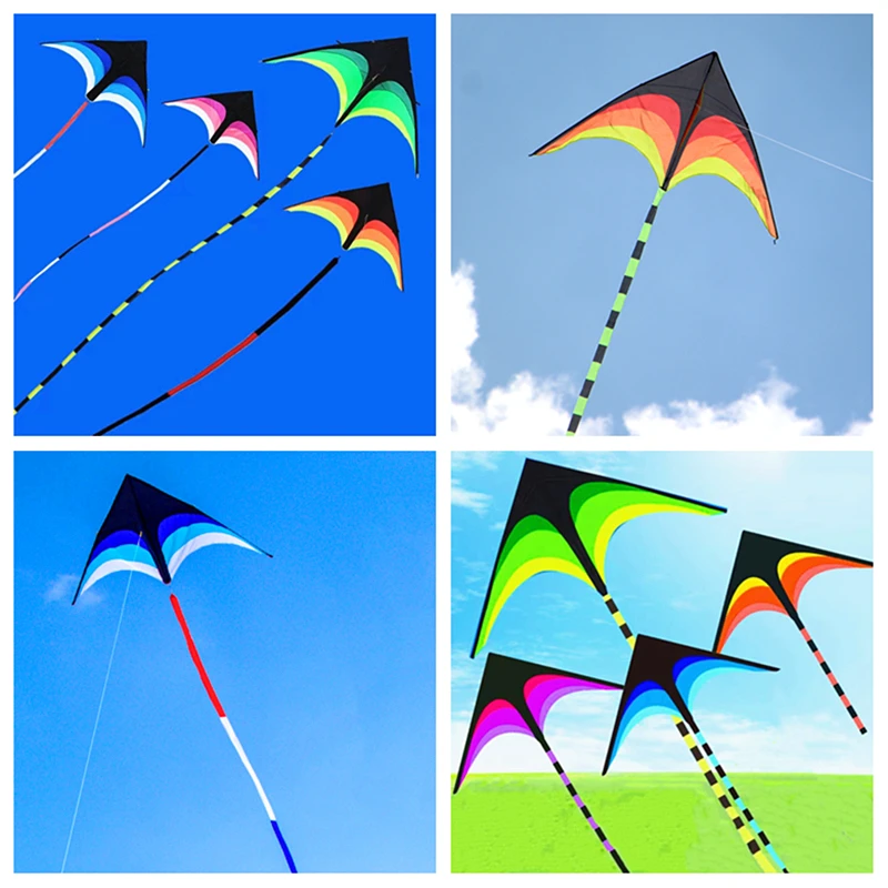 

Летающие игрушки delta kites 6 м, нейлоновый воздушный змей с хвостом, ткань Рипстоп, для игр на открытом воздухе, stingray, мощный воздушный змей