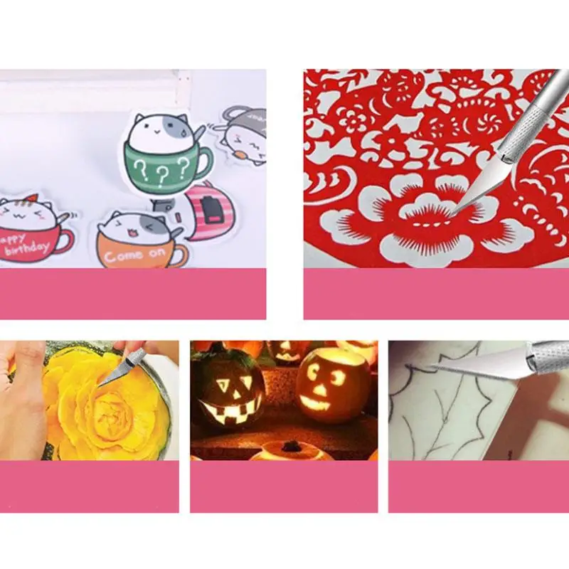 1pcs Cutter Knife Art Utility Knife Pen Sword Cut Stickers Scrapbooking Cutting Tool Hand Account Sword Cutter Paper Stationery view 4