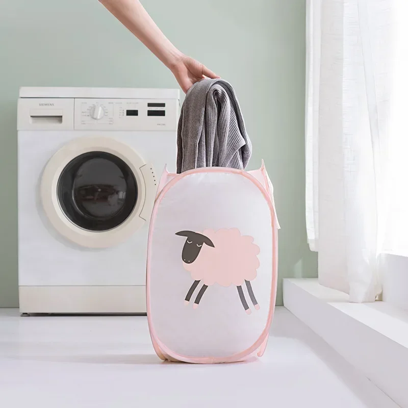 Schmutziger Wäsche korb faltbare Kleidung Aufbewahrung körbe Mesh Wasch kleidung Babys pielzeug Lagerung Home Organizer