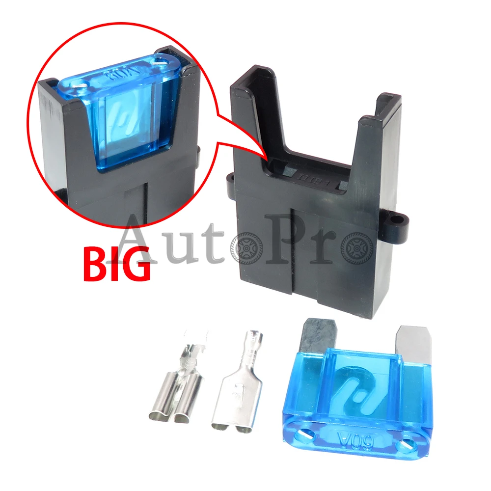 1 Set Car Electronics Installation Fuse Holders Automotive AC Assembly Blade Type Big Fuse Box with Terminal Auto Connector