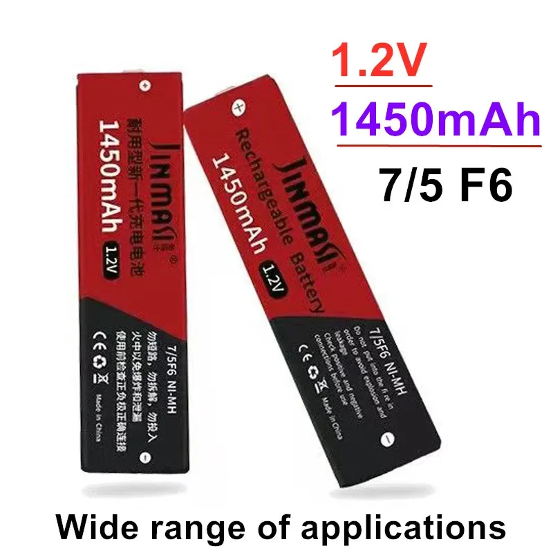 

1,2 v 7/5 F6 67 F6 1450mAh Ni-MH аккумулятор для жевательной резинки 7/5 F6 ячейка для Songxia Soni MD CD кассеты рекордер литиевые батареи