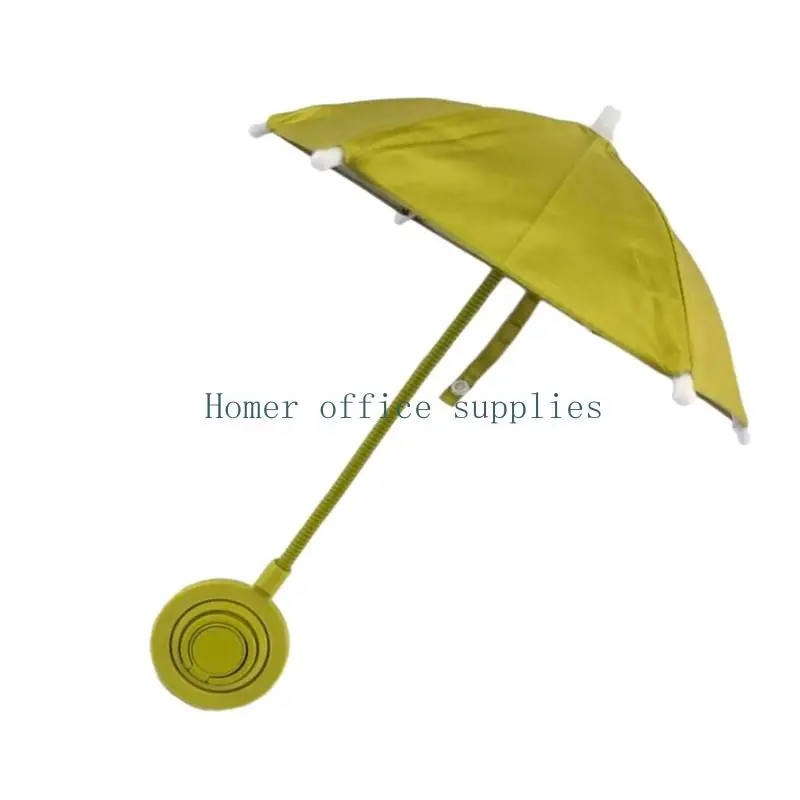 K43B 360 Rotation magnetischer Handy-Regenschirm, blendfreier Sonnenschutz, verstellbar